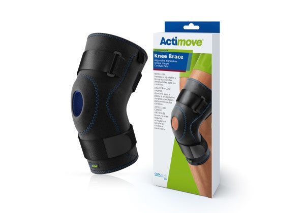 Actimove Knee Brace Adjustable Horseshoe, Simple Hinges, Condyle Pads