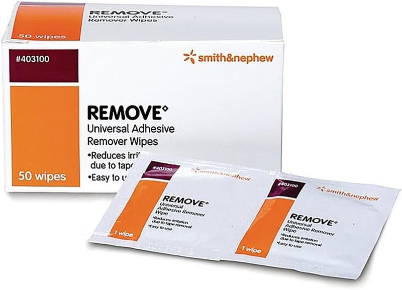 Smith and Nephew Remove Adhesive Remover Wipes 403100, 50-count