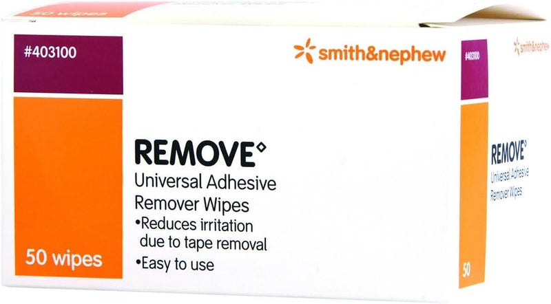 Smith and Nephew Remove Adhesive Remover Wipes 403100, 50-count