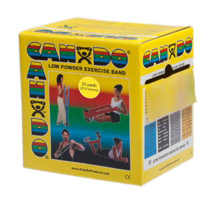 CanDo® Low Powder Exercise Band Rolls