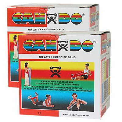 CanDo Latex Free Exercise Band Rolls