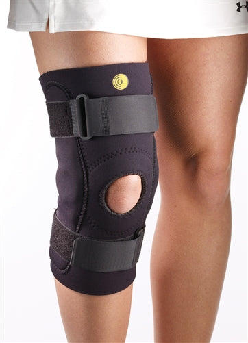 Corflex 13" Knee Sleeve w/Hinge 3/16" Op Pop - Cooltex