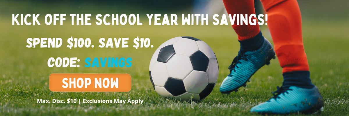 kick off the school year with savings. spend $100, save $10 when you apply code SAVINGS at checkout!