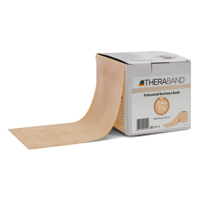 Theraband Professional Latex Resistance Bands, 50 Yard Roll