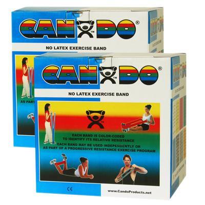 CanDo Latex Free Exercise Band Rolls