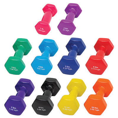 CanDo Vinyl Coated Dumbbells