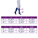 JOBST ActiveWear Knee High 15-20 mmHg Closed Toe