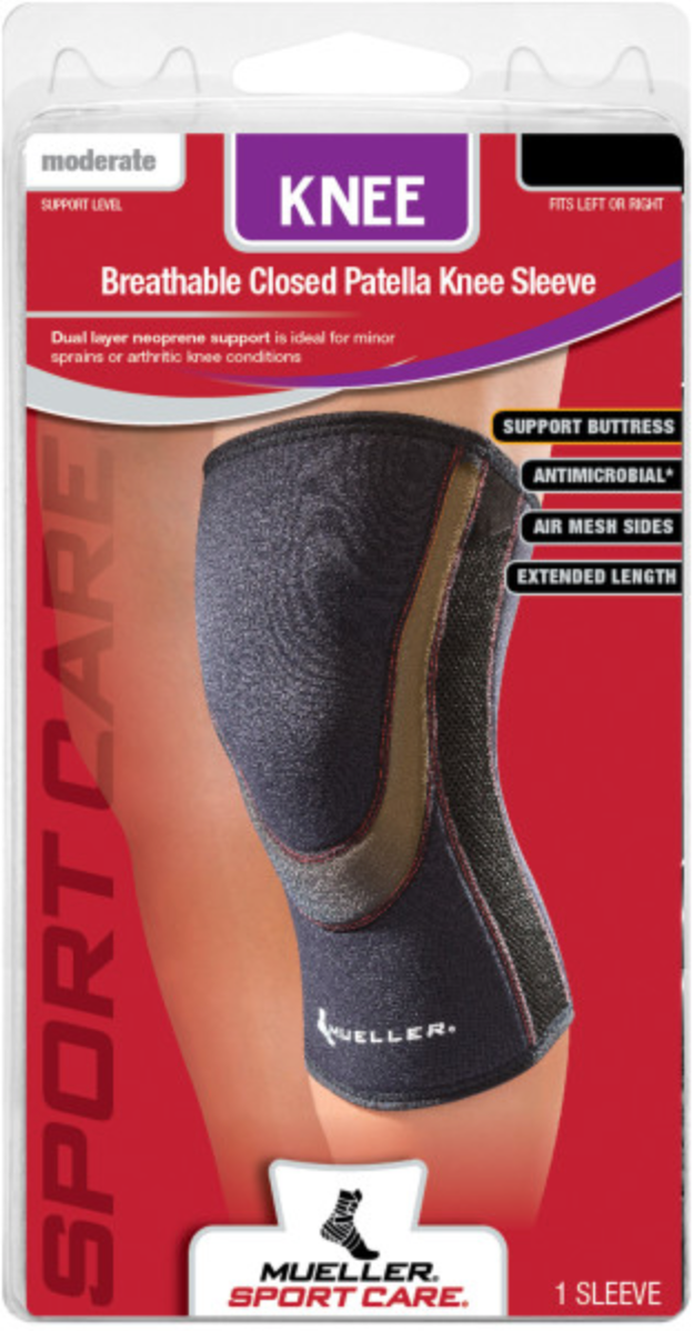 Mueller Breathable Closed Patella Knee Sleeve