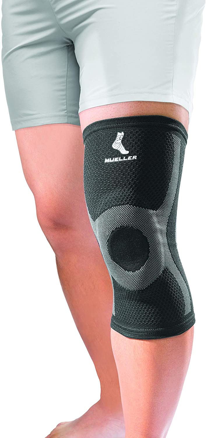 Mueller Premium Knit Knee Support with Gel Pad