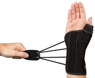 MedSpec Ryno Lacer® II - Wrist & Thumb Support - Black