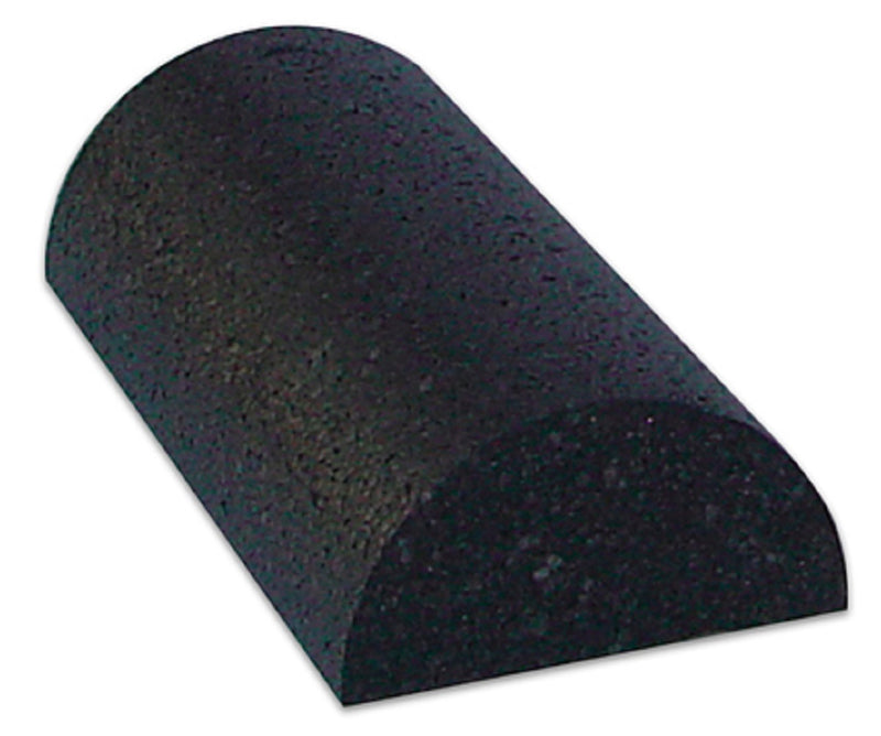 Black High Density Foam Rollers - Full or Half Round