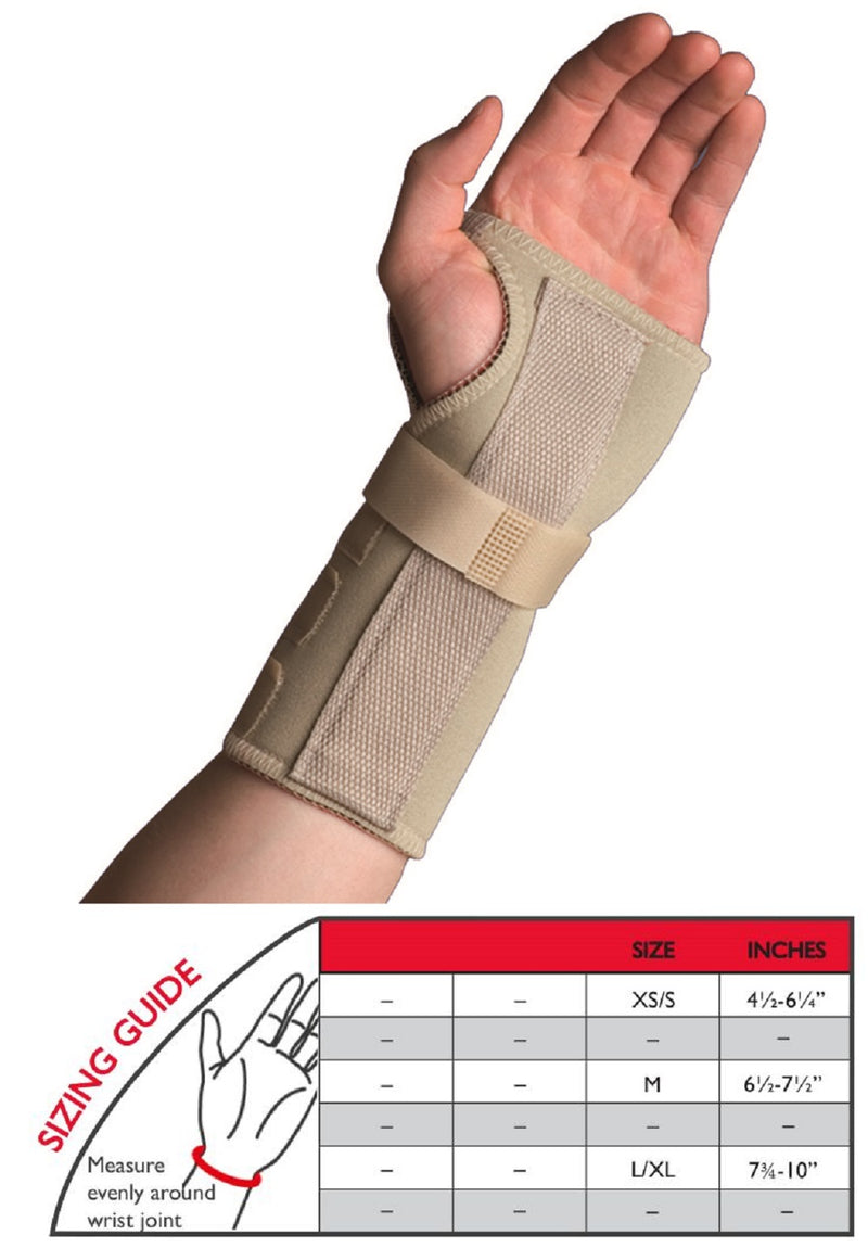 Thermoskin Wrist Hand Brace, Beige