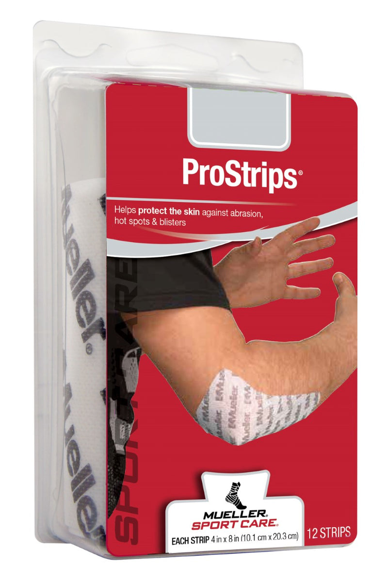 Mueller ProStrips® Precut Strips - 4" X 8" - 12 Precut Strips