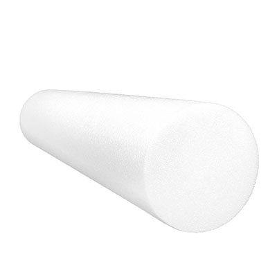 CanDo White PE Foam Roller