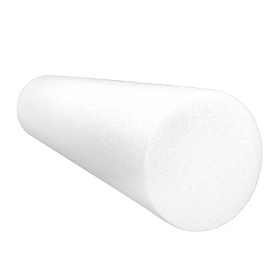 CanDo White PE Foam Roller