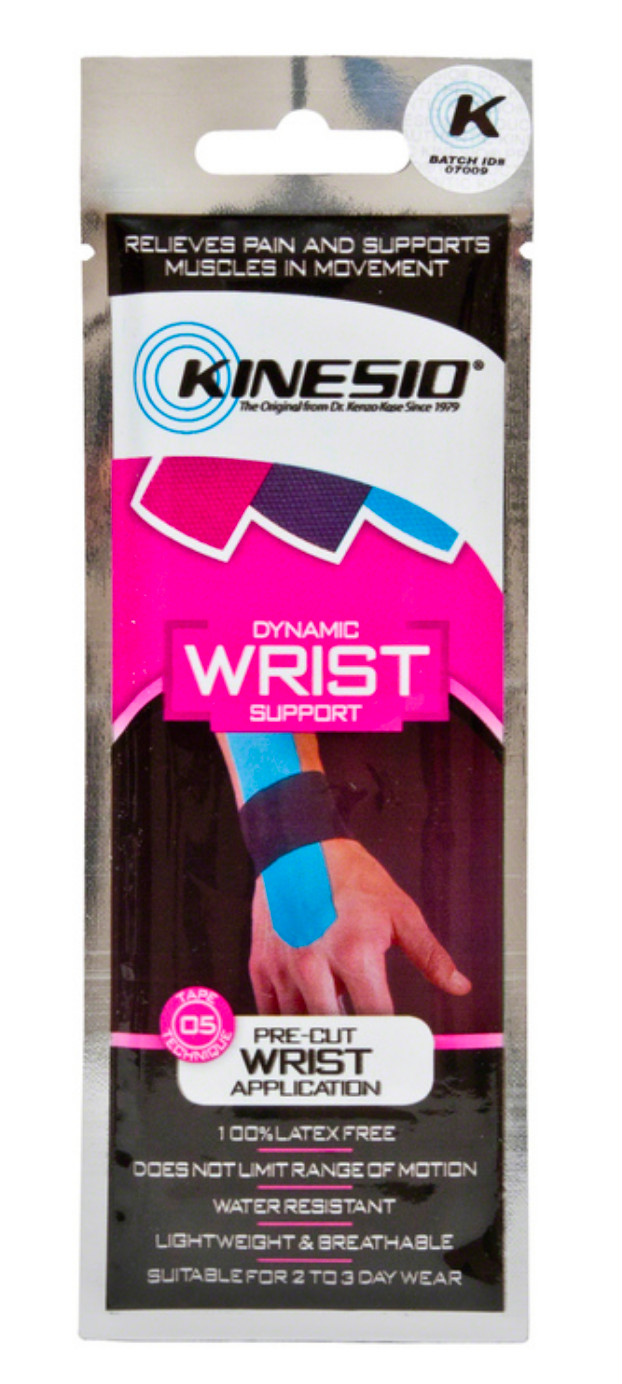 Kinesio Tex Pre-Cut Application - Latex-Free, Water-Resistant