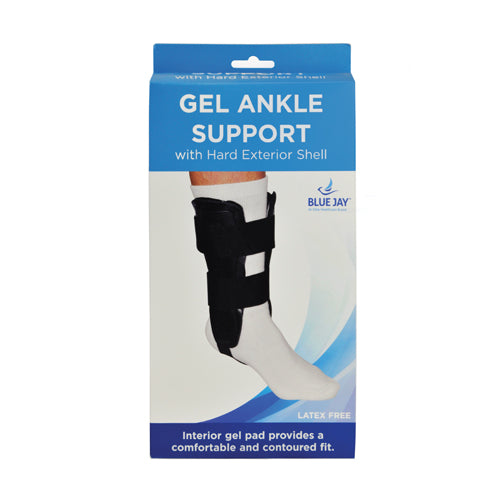 Blue Jay Gel Ankle Support with Hard Exterior Shell