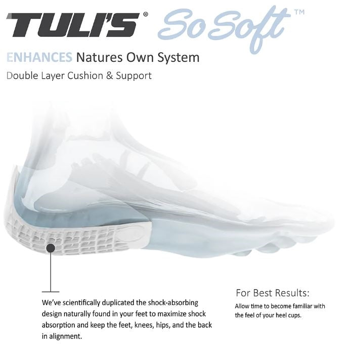 Tuli's® So Soft® Heavy Duty Heel Cups