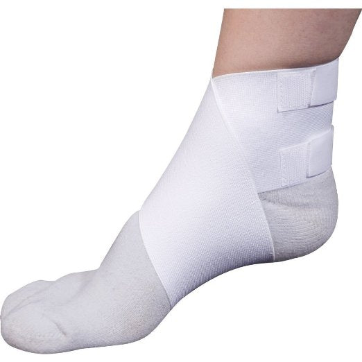 BodySport Figure 8 Elastic Ankle Brace, White