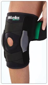 Mueller Green Adjustable Hinged Knee Brace