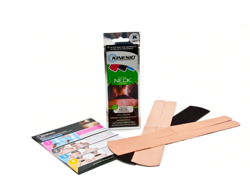 Kinesio Tex Pre-Cut Application - Latex-Free, Water-Resistant