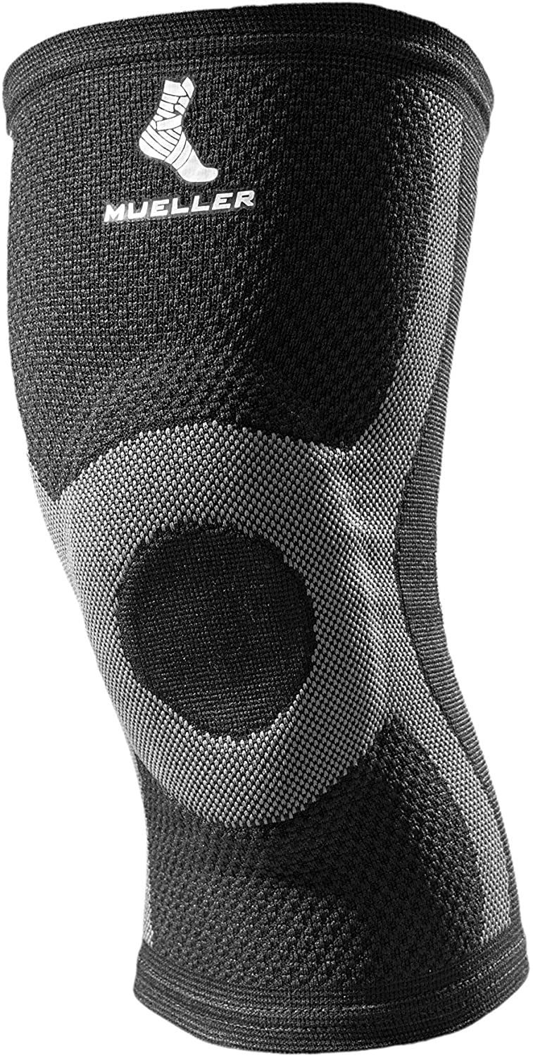 Mueller Premium Knit Knee Support with Gel Pad