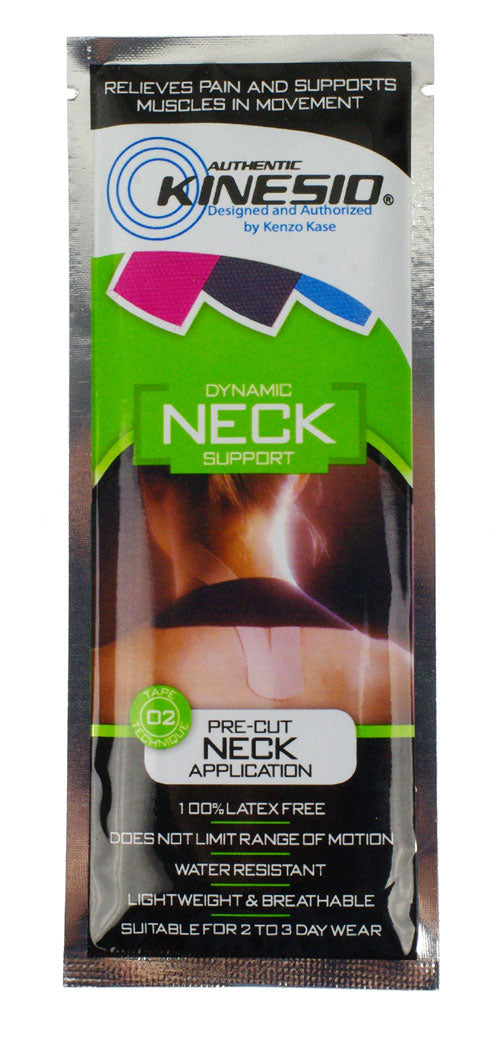 Kinesio Tex Pre-Cut Application - Latex-Free, Water-Resistant