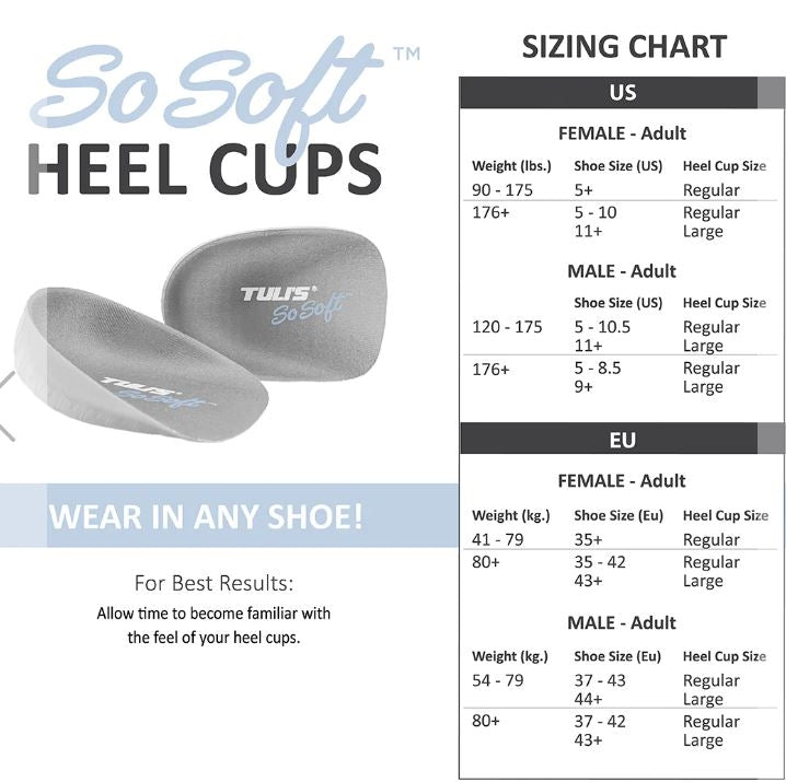 Tuli's® So Soft® Heavy Duty Heel Cups