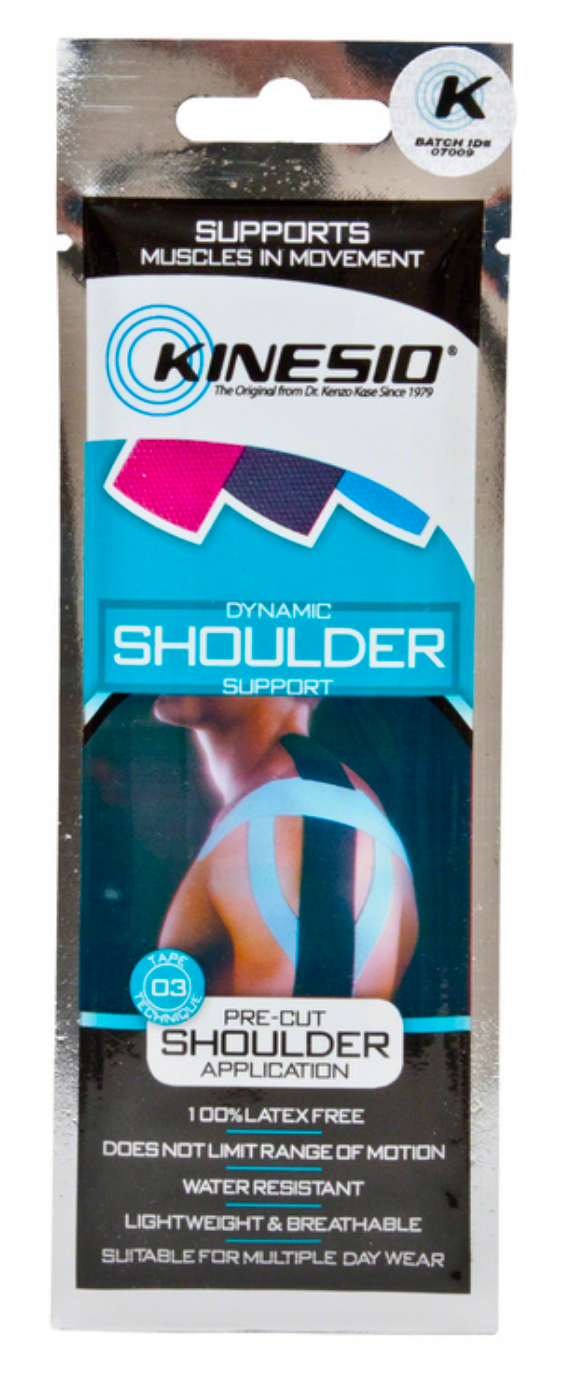 Kinesio Tex Pre-Cut Application - Latex-Free, Water-Resistant