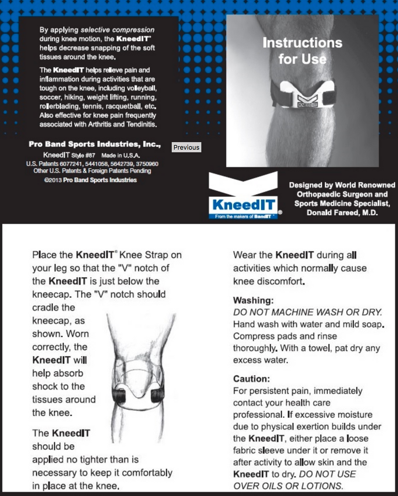 ProBand® KneedIT or KneedITXM